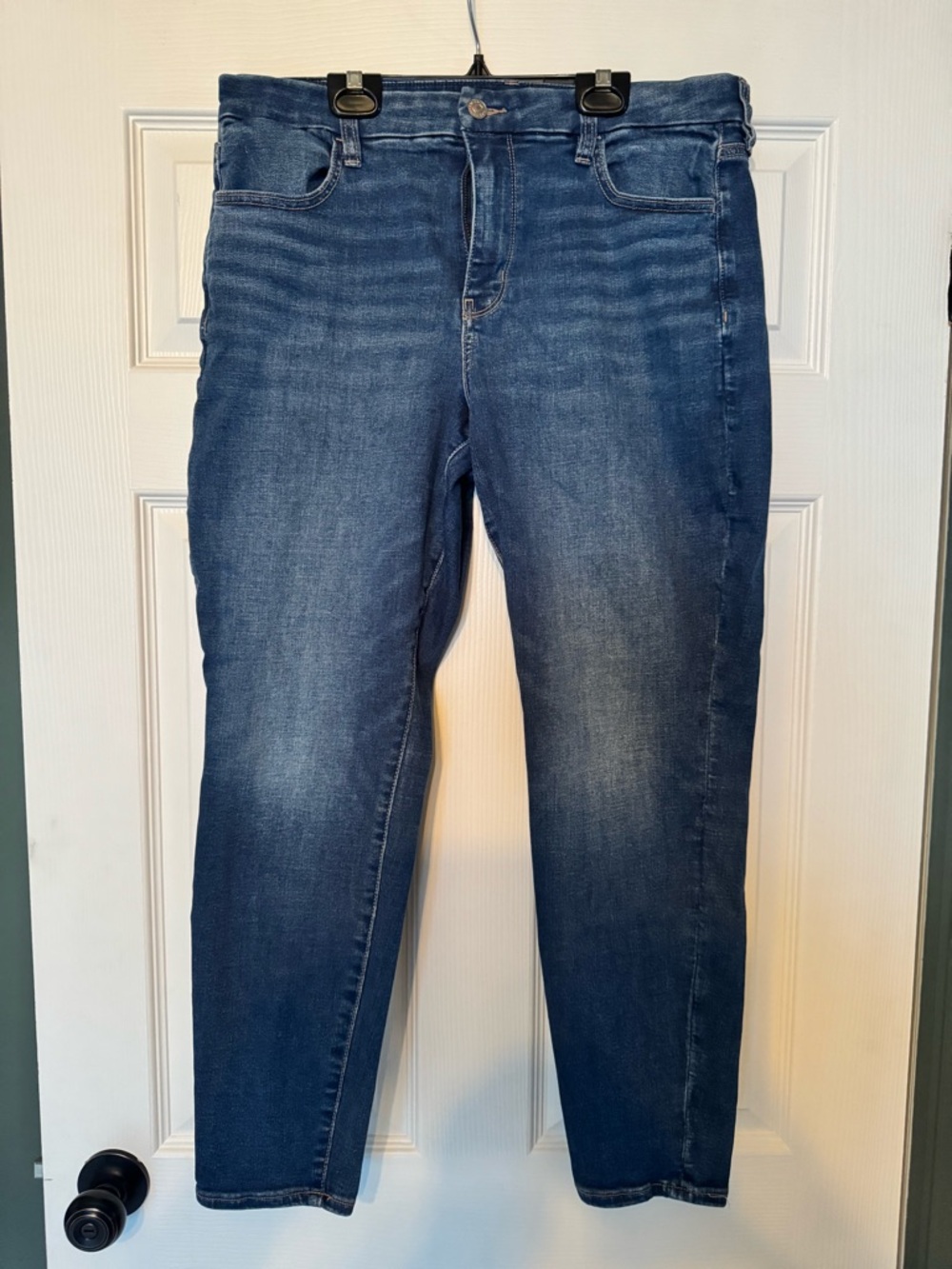 American Eagle Classic Women's Dark Blue High Rise Stretch Jegging